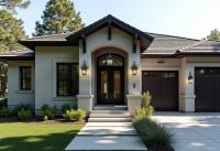 Three Light Outdoor Chain Mount Ceiling Fixture by Z-Lite - Raphael Collection, Sand Black Finish - 5029CHB-BK