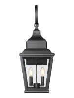Two Light Outdoor Wall Mount by Z-Lite - Raphael Collection, Sand Black Finish - 5029M-BK