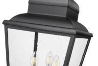 Three Light Outdoor Post Mount by Z-Lite - Raphael Collection, Sand Black Finish - 5029PHBR-564P-BK