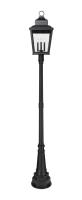 Four Light Outdoor Post Mount by Z-Lite - Raphael Collection, Sand Black Finish - 5029PHXLR-564P-BK