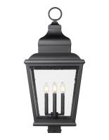 Four Light Outdoor Post Mount by Z-Lite - Raphael Collection, Sand Black Finish - 5029PHXLS-BK