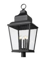 Five Light Outdoor Post Mount by Z-Lite - Raphael Collection, Sand Black Finish - 5029PHXXLR-BK