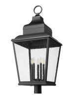 Five Light Outdoor Post Mount by Z-Lite - Raphael Collection, Sand Black Finish - 5029PHXXLR-BK