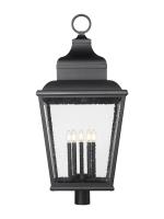 Five Light Outdoor Post Mount by Z-Lite - Raphael Collection, Sand Black Finish - 5029PHXXLR-BK