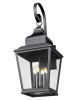 Four Light Outdoor Wall Mount by Z-Lite - Raphael Collection, Sand Black Finish - 5029XL-BK