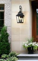 Four Light Outdoor Wall Mount by Z-Lite - Raphael Collection, Sand Black Finish - 5029XL-BK