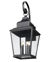 Five Light Outdoor Wall Mount by Z-Lite - Raphael Collection, Sand Black Finish - 5029XXL-BK