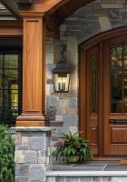 Five Light Outdoor Wall Mount by Z-Lite - Raphael Collection, Sand Black Finish - 5029XXL-BK