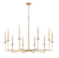 Ten Light Chandelier by Z-Lite - Gaultier Collection, Modern Gold Finish - 6100-10MGLD