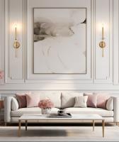One Light Wall Sconce by Z-Lite - Gaultier Collection, Modern Gold Finish - 6100-1S-MGLD