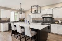 Six Light Chandelier by Z-Lite - Gaultier Collection, Matte Black + Modern Gold Finish - 6100-21MB