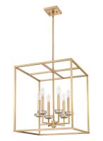 Six Light Chandelier by Z-Lite - Gaultier Collection, Modern Gold Finish - 6100-21MGLD