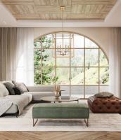 Six Light Chandelier by Z-Lite - Gaultier Collection, Modern Gold Finish - 6100-21MGLD