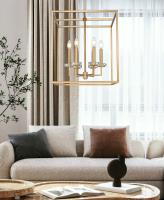 Six Light Chandelier by Z-Lite - Gaultier Collection, Modern Gold Finish - 6100-21MGLD