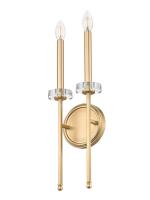 Two Light Wall Sconce by Z-Lite - Gaultier Collection, Modern Gold Finish - 6100-2S-MGLD