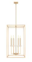 Six Light Chandelier by Z-Lite - Gaultier Collection, Modern Gold Finish - 6100-32MGLD