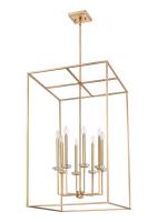 Eight Light Chandelier by Z-Lite - Gaultier Collection, Modern Gold Finish - 6100-44MGLD