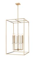 Eight Light Chandelier by Z-Lite - Gaultier Collection, Modern Gold Finish - 6100-44MGLD