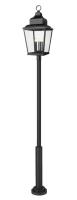 Five Light Outdoor Post Mount by Z-Lite - Raphael Collection, Sand Black Finish - 5029PHXXLR-5010P-BK