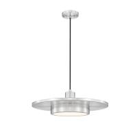 LED Pendant by Z-Lite - Ludo Collection, Brushed Nickel Finish - 829P20-BN-LED