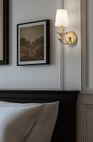 One Light Wall Sconce by Z-Lite - Aslin Collection, Gold Leaf Finish - 830-1S-GLF