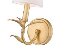 One Light Wall Sconce by Z-Lite - Aslin Collection, Gold Leaf Finish - 830-1S-GLF