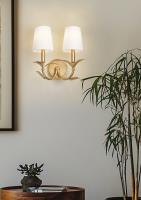 Two Light Wall Sconce by Z-Lite - Aslin Collection, Gold Leaf Finish - 830-2S-GLF