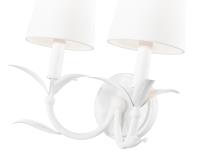 Two Light Wall Sconce by Z-Lite - Aslin Collection, Textured White Finish - 830-2S-TXWH