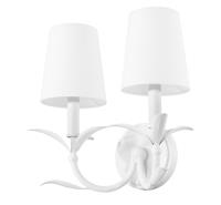 Two Light Wall Sconce by Z-Lite - Aslin Collection, Textured White Finish - 830-2S-TXWH