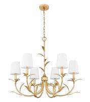 Six Light Chandelier by Z-Lite - Aslin Collection, Gold Leaf Finish - 830-31GLF