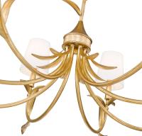 Eight Light Chandelier by Z-Lite - Aslin Collection, Gold Leaf Finish - 830-42GLF