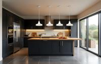 One Light Pendant by Z-Lite - Reznor Collection, Brushed Nickel Finish - 831P12-BN