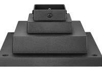 Outdoor Pier Mount by Z-Lite - Pier Mounts Collection, Sand Black Finish - LSQPM-BK