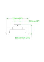 Outdoor Pier Mount by Z-Lite - Pier Mounts Collection, Sand Black Finish - LSQPM-BK