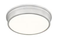 LED Flush Mount by Z-Lite - Bentley Collection, Brushed Nickel Finish - 7702F20-BN-LED