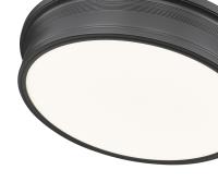 LED Flush Mount by Z-Lite - Bentley Collection, Matte Black Finish - 7702F20-MB-LED