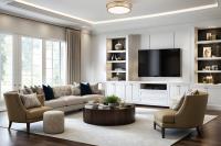 LED Flush Mount by Z-Lite - Bentley Collection, Modern Gold Finish - 7702F20-MGLD-LED