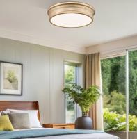 LED Flush Mount by Z-Lite - Bentley Collection, Modern Gold Finish - 7702F20-MGLD-LED