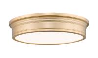 LED Flush Mount by Z-Lite - Bentley Collection, Modern Gold Finish - 7702F20-MGLD-LED