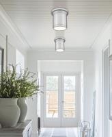LED Flush Mount by Z-Lite - Bentley Collection, Brushed Nickel Finish - 7702F8-BN-LED