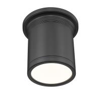 LED Flush Mount by Z-Lite - Bentley Collection, Matte Black Finish - 7702F8-MB-LED