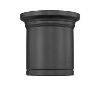 LED Flush Mount by Z-Lite - Bentley Collection, Matte Black Finish - 7702F8-MB-LED