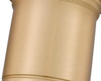 LED Flush Mount by Z-Lite - Bentley Collection, Modern Gold Finish - 7702F8-MGLD-LED