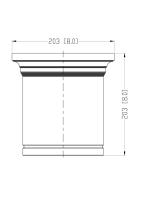 LED Flush Mount by Z-Lite - Bentley Collection, Modern Gold Finish - 7702F8-MGLD-LED