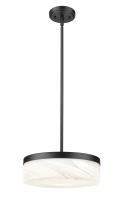 LED Pendant by Z-Lite - Renaud Collection, Matte Black Finish - 827P13-MB-LED