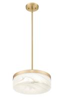 LED Pendant by Z-Lite - Renaud Collection, Modern Gold Finish - 827P13-MGLD-LED