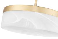 LED Pendant by Z-Lite - Renaud Collection, Modern Gold Finish - 827P13-MGLD-LED