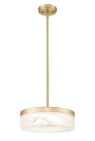 LED Pendant by Z-Lite - Renaud Collection, Modern Gold Finish - 827P13-MGLD-LED