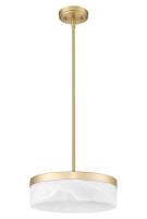 LED Pendant by Z-Lite - Renaud Collection, Modern Gold Finish - 827P13-MGLD-LED