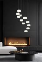 LED Chandelier by Z-Lite - Renaud Collection, Matte Black Finish - 827P6-11R-MB-LED